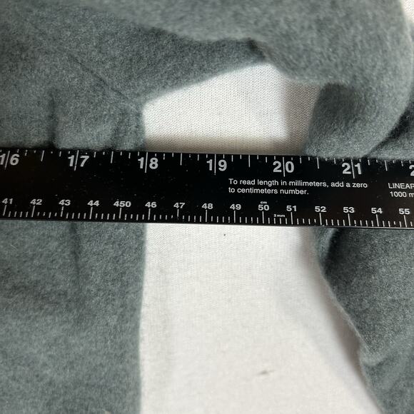 Vintage Cellini 1/4 Zip Sweater Mens 52 Wool Cashmere Blend Pullover Green Italy - Picture 8 of 11